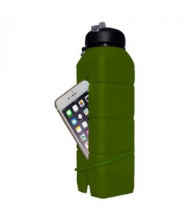 בקבוק שתיה לחיץ MUNKEES SOUND BOTTLE - DARK GREEN