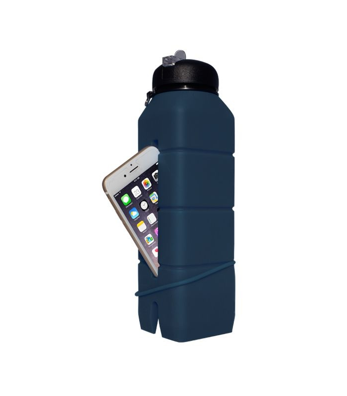 בקבוק שתיה לחיץ MUNKEES SOUND BOTTLE - BLUE