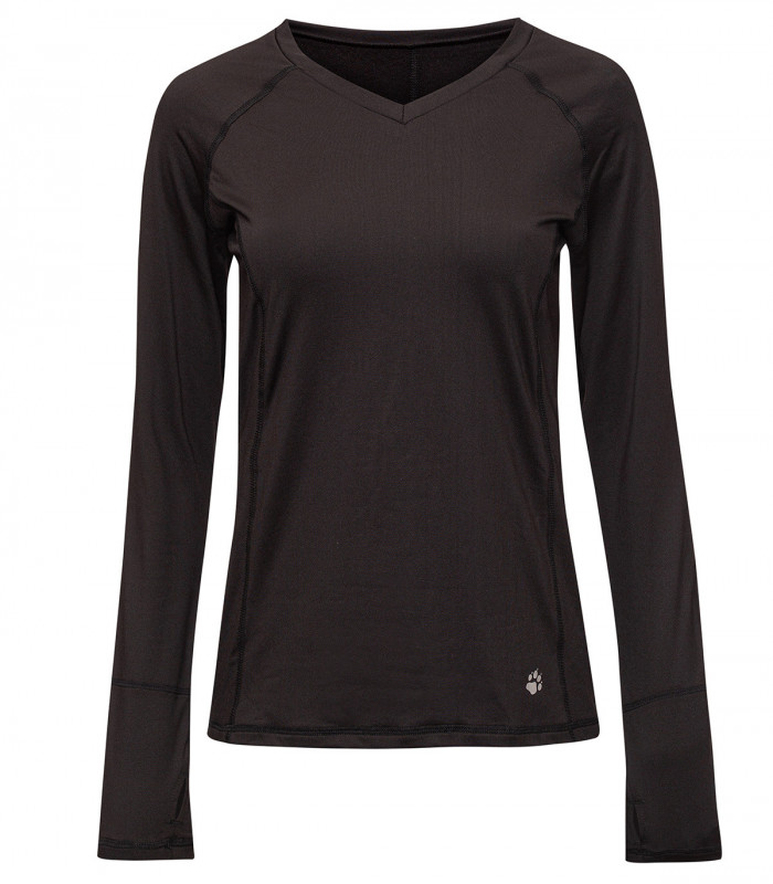 חולצה תרמית עבה עם צווארון V לנשים L4
