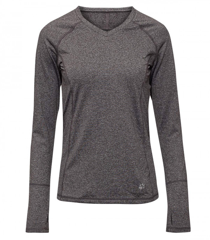 חולצה תרמית עבה עם צווארון V לנשים L4