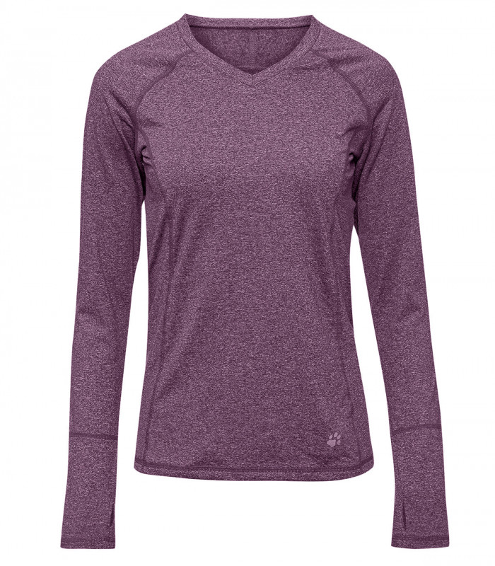 חולצה תרמית עבה עם צווארון V לנשים L4