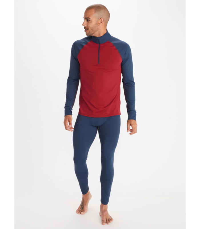 חולצה תרמית חצי רוכסן לגברים Baselayer