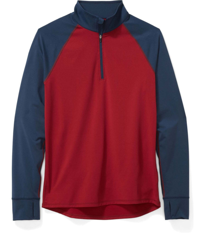 חולצה תרמית חצי רוכסן לגברים Baselayer