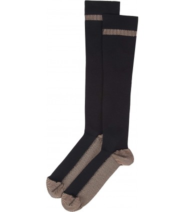 גרבי טיסה עם סיב נחושת M Compress Socks