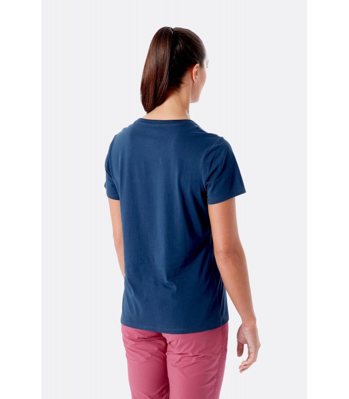 חולצת טי שרט קצרה לנשים כותנה אורגנית Stance 3 Peaks Tee