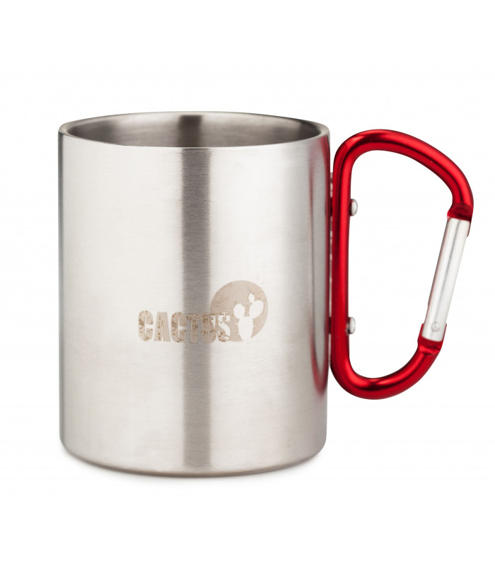 כוס נירוסטה דופן כפולה עם קליפס