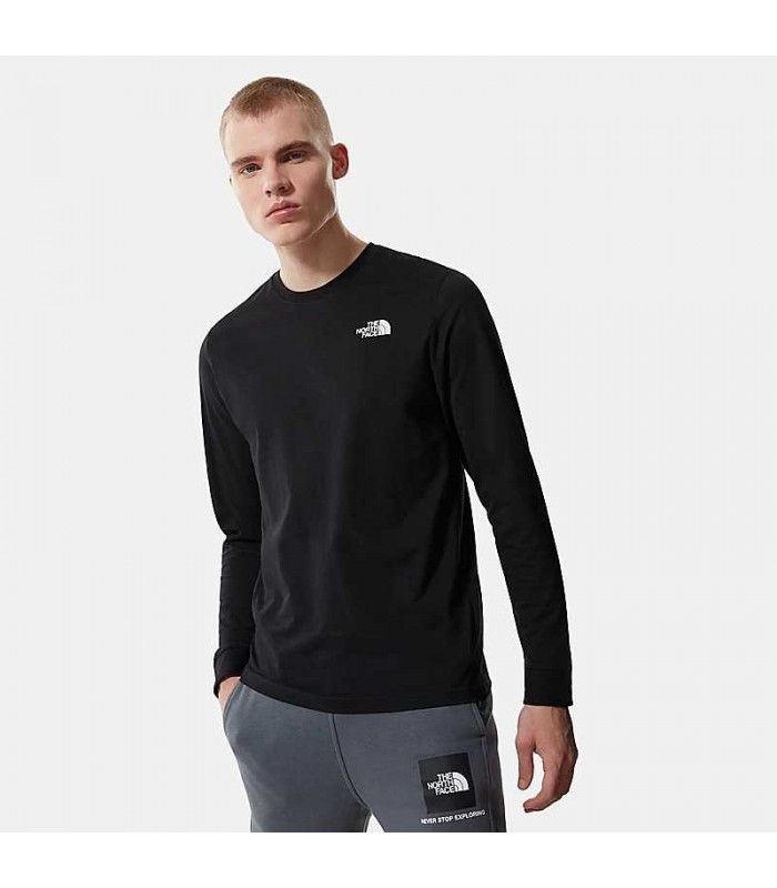 חולצת טי שרט שרוול ארוך 100% כותנה לגברים Simple Dome Tee