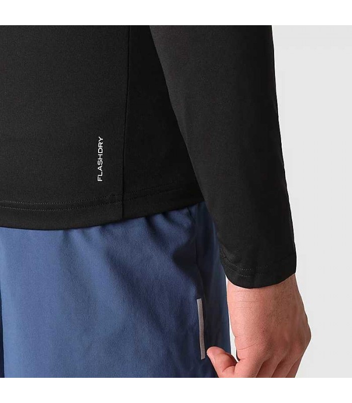 חולצה ארוכה מנדפת רבע רוכסן Flex II