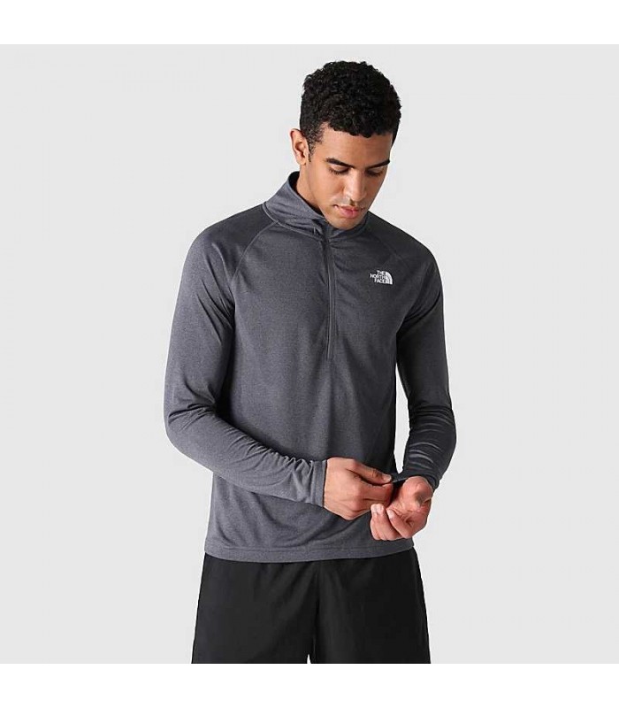 חולצה ארוכה מנדפת רבע רוכסן Flex II