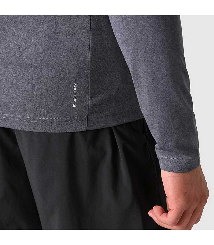 חולצה ארוכה מנדפת רבע רוכסן Flex II