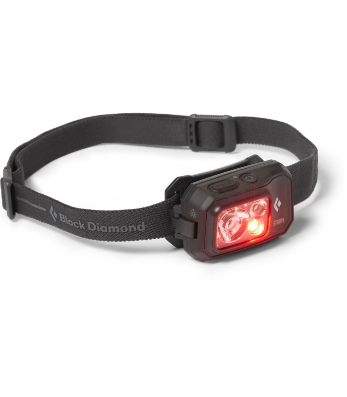 פנס ראש מקצועי + אור אדום Storm 450 Lumens