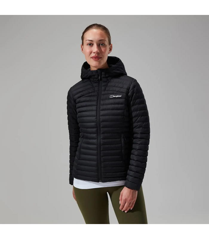 מעיל מבודד עם כובע לנשים Nula Micro Jacket