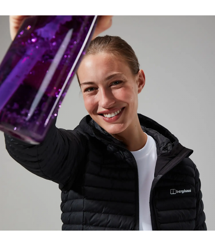 מעיל מבודד עם כובע לנשים Nula Micro Jacket