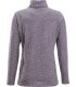 חולצת גולף שרוול ארוך לנשים Wanderlux Marl Turtleneck