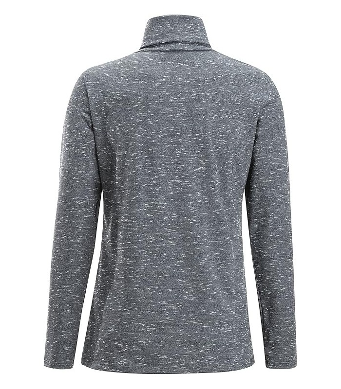 חולצת גולף שרוול ארוך לנשים Wanderlux Marl Turtleneck