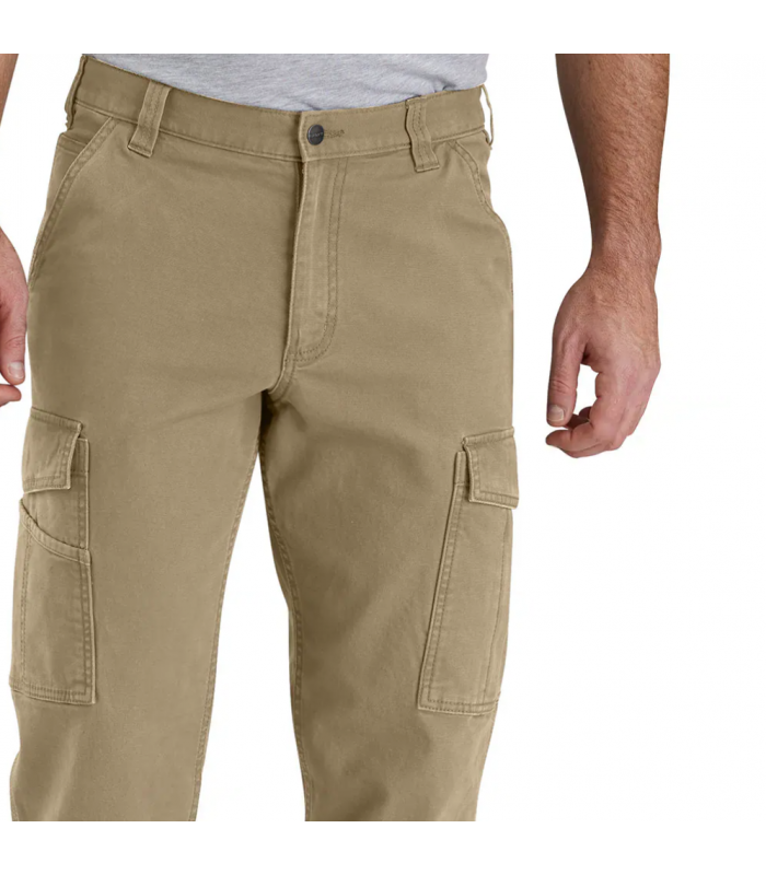 מכנסי טיולים ועבודה לגברים Midweight Flex Canvas Cargo