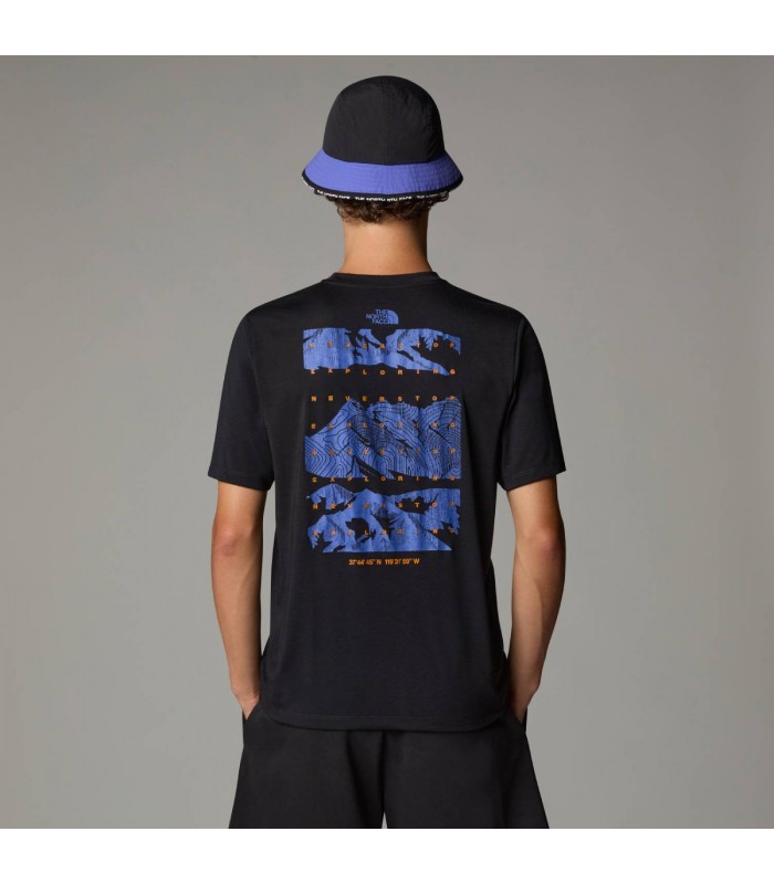 חולצת טי שירט קצרה לגברים Foundation Mountains Faces חדש