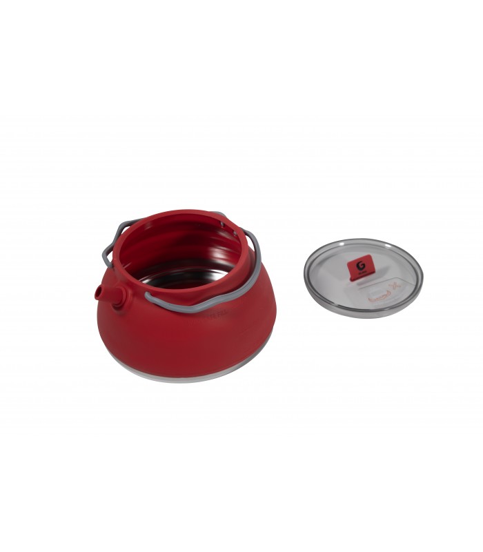 קומקומם סיליקון מתקפל 1.5 ליטר אדום GURO חדש