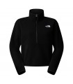 פליס חצי רוכסן לנשים GLACIER FLEECE 1/2 ZIP SHORT JACKET