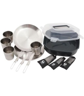 סט פיקניק נירוסטה ל- 4 אנשים Guro (חדש)