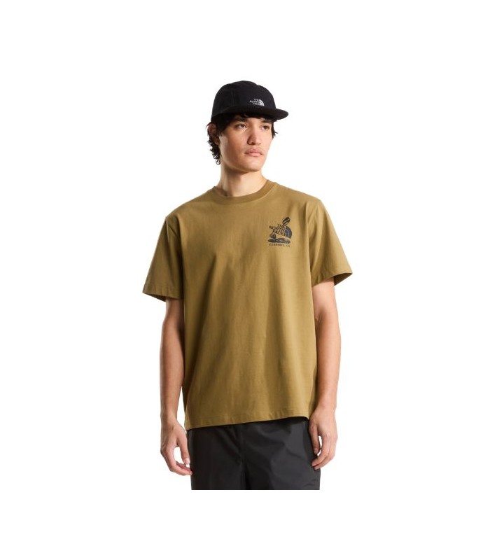 חולצת טי שרוול קצר לגברים Stones Relaxed Graphic (חדש)