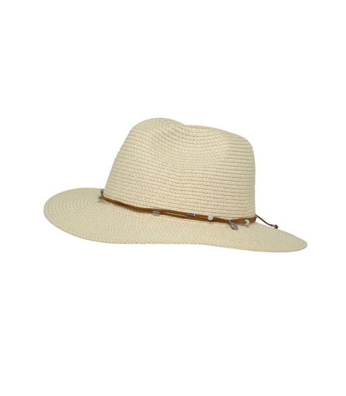כובע קיץ רחב שוליים מאוורר Wanderlust Fedora (חדש)