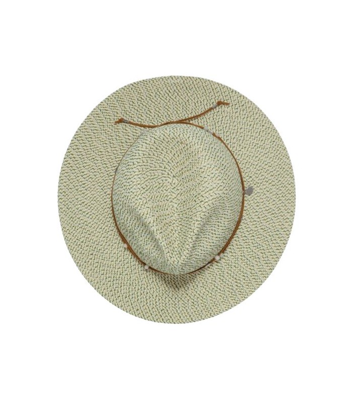 כובע קיץ רחב שוליים מאוורר Wanderlust Fedora (חדש)