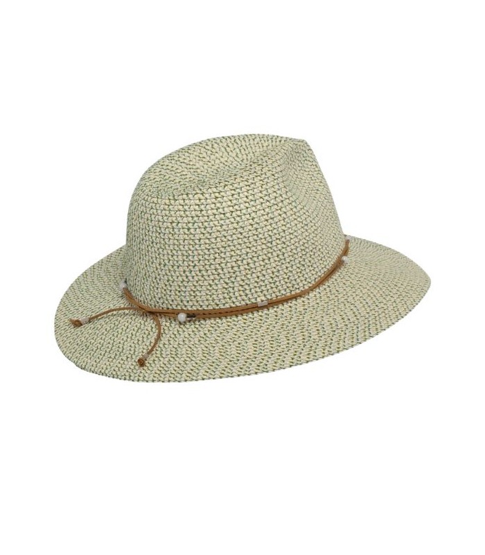 כובע קיץ רחב שוליים מאוורר Wanderlust Fedora (חדש)