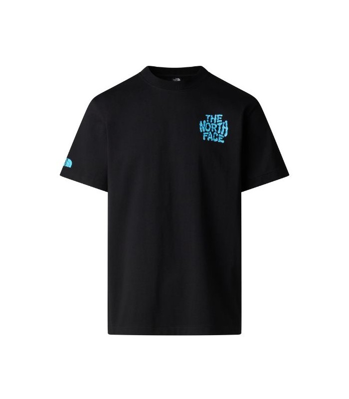 חולצת טי שרט שרוול קצר לגברים Drip Logo Relaxed Tee Graphic (חדש)