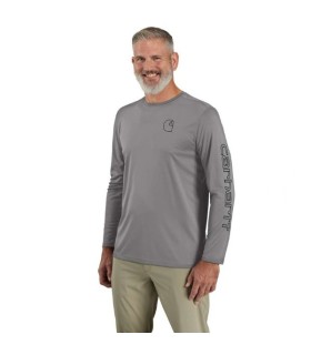 חולצת שרוול ארוך לגברים Carhartt Force Sun Defender