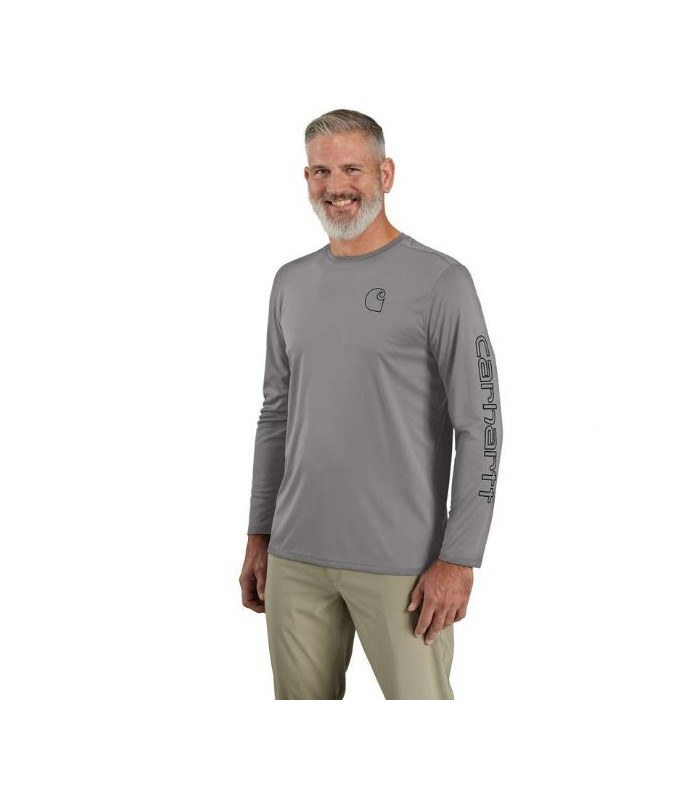 חולצת שרוול ארוך לגברים Carhartt Force Sun Defender