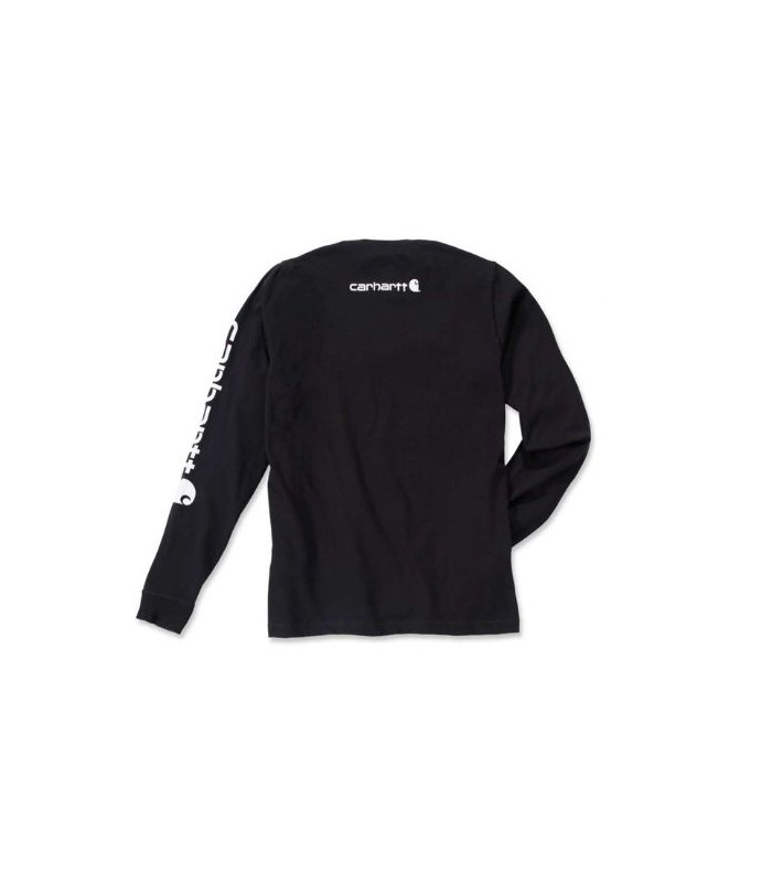 חולצת שרוול ארוך לגברים בייסיק לוגו Carhartt
