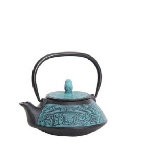 קומקום יפני מברזל יצוק 1 ליטר Guro Terracota