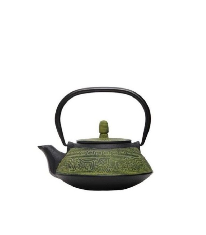 קומקום יפני מברזל יצוק 1 ליטר Guro Terracota