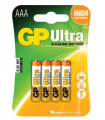 בליסטר אולטרה אלקליין סוללות 4 יח  GP 1.5V ,AAA