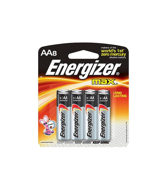 בליסטר סוללות 8 יח  ENERGIZER 1.5V ,AA