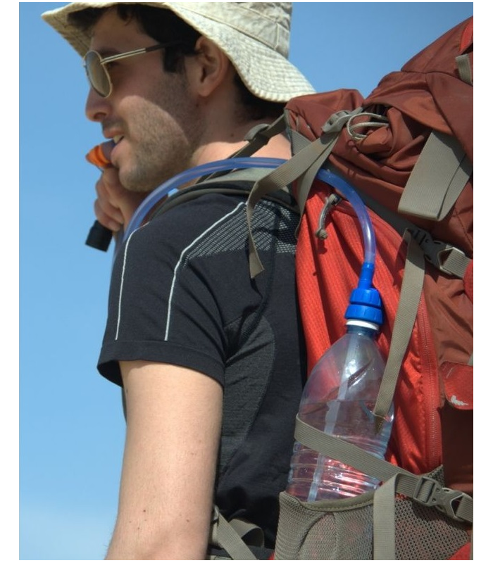 קשית גמישה לבקבוקי מים SOURCE CONVERTUBE